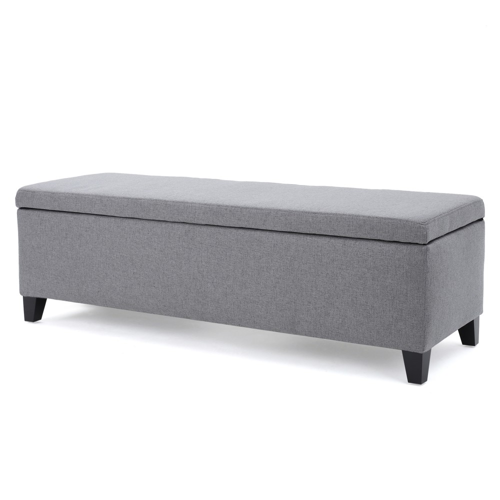 Storage Ottoman Bench with Hidden Compartment for Bedroom Furniture  