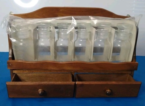 Vintage Wood Spice Rack Made In Japan - Bild 2 von 13