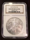2005 American Silver Eagle Coin - NGC MS70