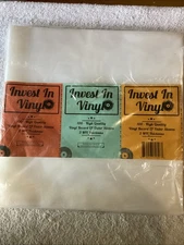 Invest In Vinyl 100 High Quality Vinyl Record Outer Sleeves T1
