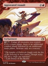 MTG Aggravated Assault, NM-Mint, English Wilds of Eldraine: Enchanting Tales
