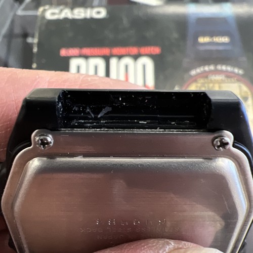 Casio BP-100 Blood Pressure Monitor Watch Original W. Box Manuals( Defect Brand) - Picture 9 of 11
