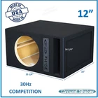 12" Single Competition Ported / Vented Sub Box Subwoofer Enclosure 12" Car Audio
