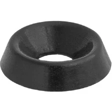 50#8 Nylon Finishing Washer - Black