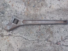 Vintage J. H. Williams AB15 15" Adjustable Wrench