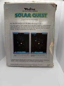 GCE Solar Quest for Vectrex w/ Box Manual & Screen Overlay (1981)