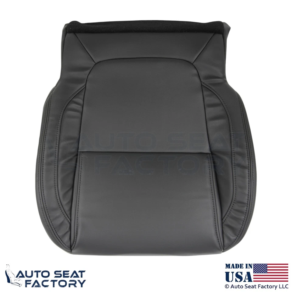 Cubiertas de asiento laterales del pasajero delantero ébano para Jaguar XF 2016-2020 Foto 2 de 4