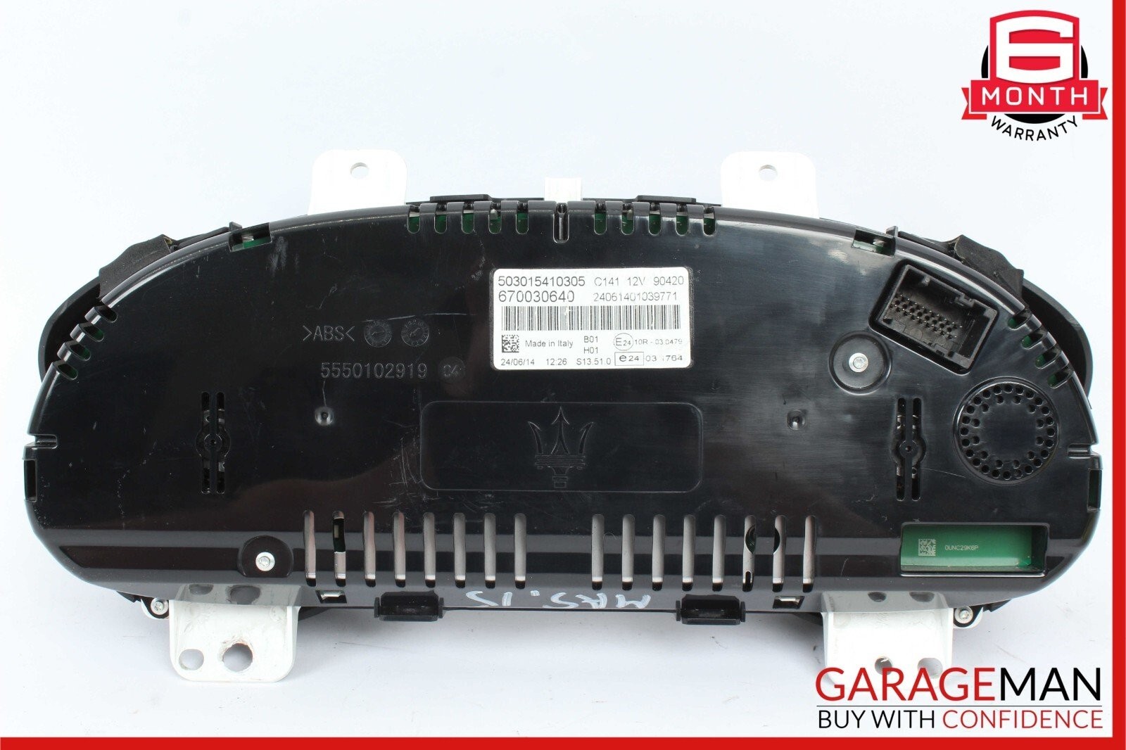 14-17 Maserati Ghibli Speedometer Odometer Instrument Cluster Gauge Assembly OEM
