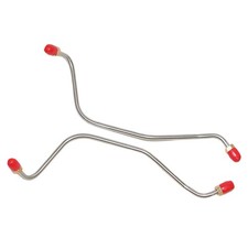 63-64 Chevy Corvette Rear Drum Brake Wheel Cylinder Brake Lines 2pc Stainless 63-64 Chevy Corvette Rear Drum Brake Wheel Cylinder Brake Lines 2pc Stainless