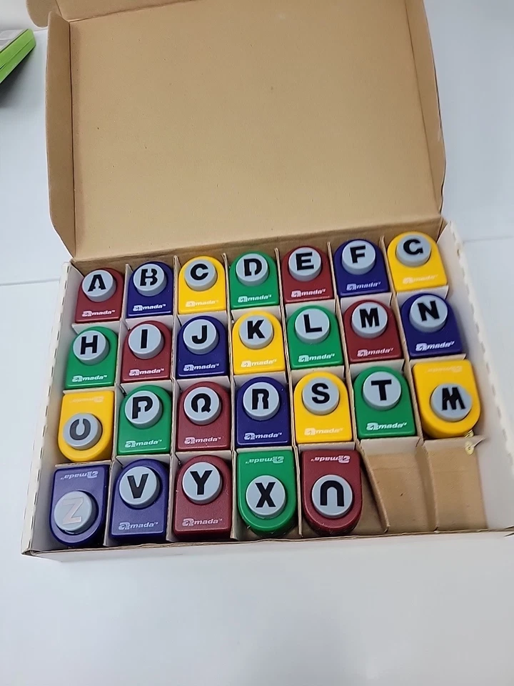 Armada - A-Z Alphabet 26 Art Craft Punches Punch Set Item #325170 Scrapbooking - Image 4 of 4