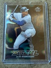 2023 Leaf Trinity Mega Box - Steel Alex Rodriguez #S-4 Silver Lava