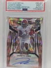 2023 Leaf Metal #BAJG1 JAHMYR GIBBS "PIGSKIN CRYSTAL" PSA AUTO "1ST PRINT"
