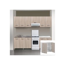 KIT CUCINA PENSILE 2 ANTE SCOLAPIATTI 80X32XH72 CM OLMO