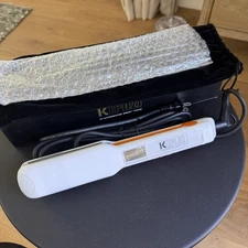 New KIPOZI 1.75” Titanium Hair Straightener Flat Iron Wide Plates Auto Shut-Off