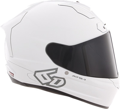 6D HELMETS ATS-1R Solid Helm 2XL Glänzend Weiß