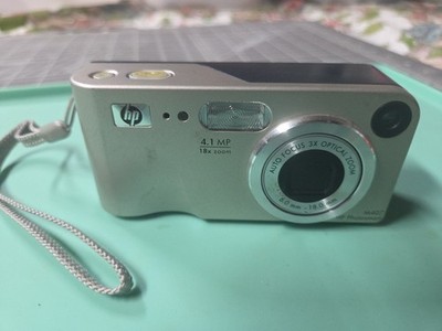 HP PhotoSmart M407 4.1MP Digital Camera - Silver Not Tested