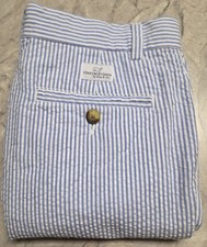 Vineyard Vines Seersucker Breaker Pants Bayside Blue Youth 14