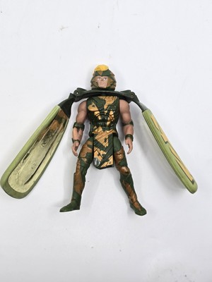 VTG Summit 4.75'' Dragon Flyz 1995 Galoob Green Action Figure - missing launcher