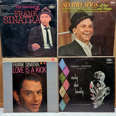 Frank Sinatra LP Lot of 4 Nearness of You Love is a Kick Only the Lonely Vinyl