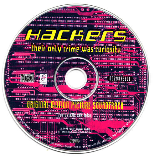 Original Soundtrack - Hackers (CD 1996) - Tested ! - Picture 2 of 4