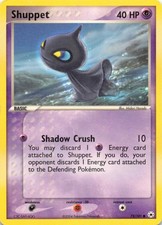 2004 POKEMON SHUPPET 72/101 COMMON HIDDEN LEGENDS MODERATELY PLAYED