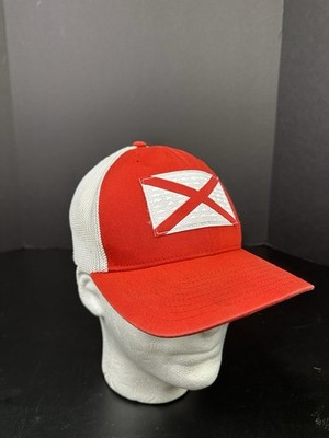 Columbia PFG Alabama State Flag Fitted FlexFit Hat Fishing Hat
