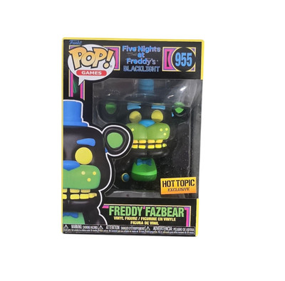 Funko Pop! FNAF FREDDY FAZBEAR (BLACK LIGHT) Hot Topic Exclusive!! #955