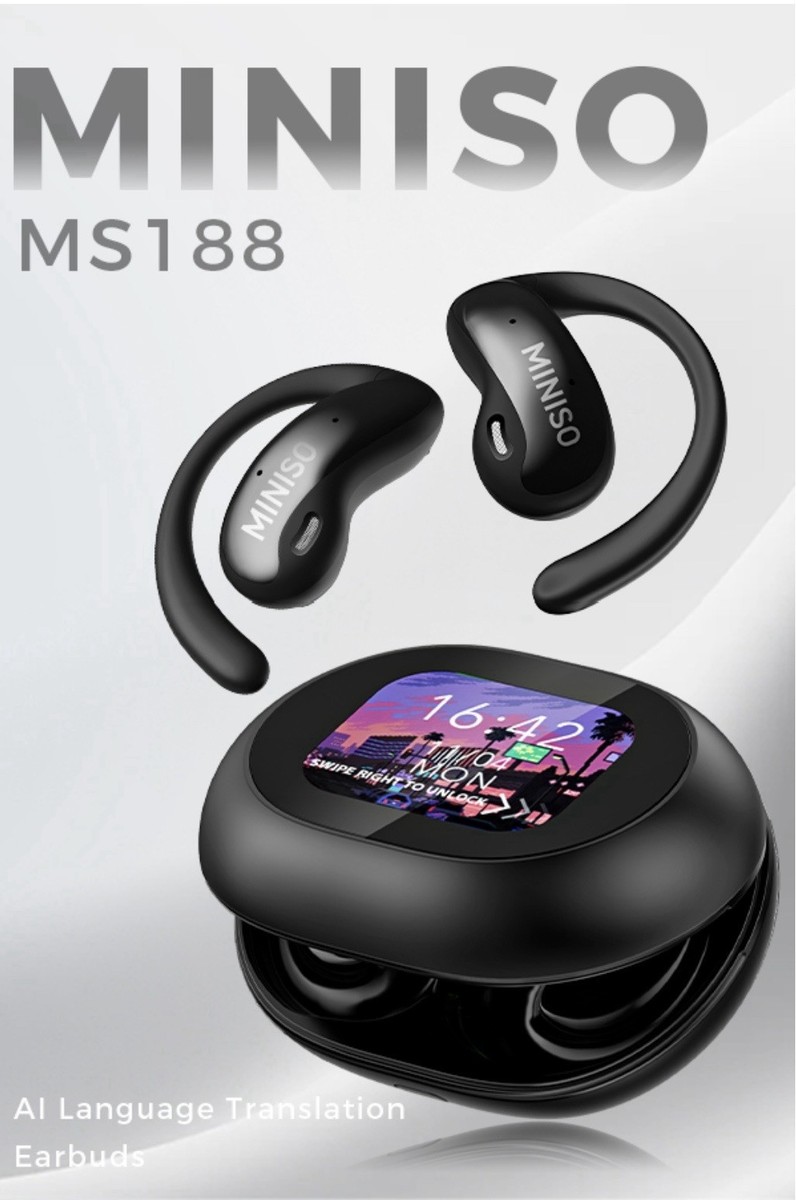 MINISO MS188 Wireless Earbud High Def Voice Open Ear AI 150