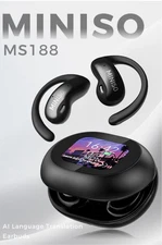 MINISO MS188 Wireless Earbud High Def Voice Open Ear AI 150 Language Translation
