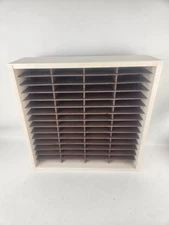 New ~ Napa Valley Style 60 Slot 8 Track Storage Rack Wood Wall Holder Wooden