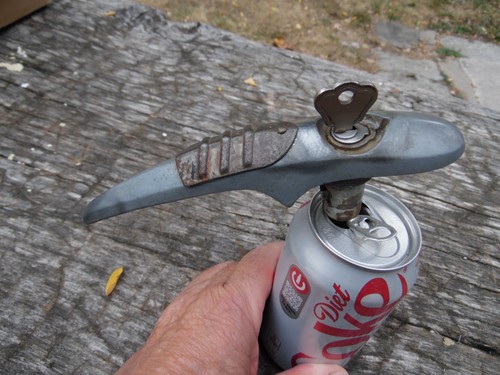 1940 Ford Trunk , Deck lid Handle, Coupe Sedan with key, works easily A7043500