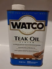 NEW WATCO A67141H 32OZ QUART STAIN TEAK OIL FINISH FRESH NEW SALE 3170917