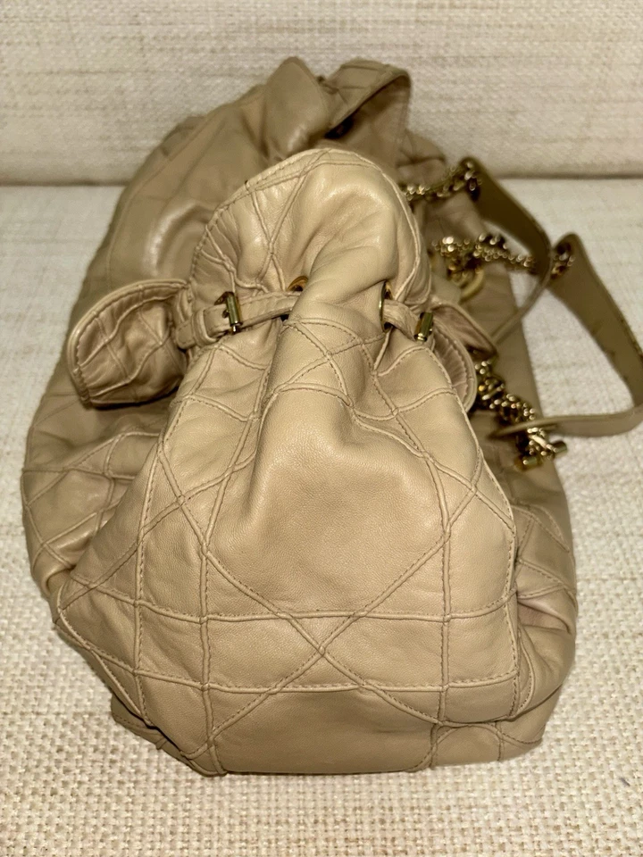 Bolso de Mano Christian Dior Le Trente Cordón Camel Cannage Foto 4 de 4