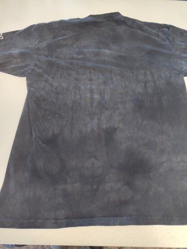 The Mountain Wolf Wolves Full Moon T-Shirt Tie Dye Black Men's T-shirt XXL - Picture 5 of 5