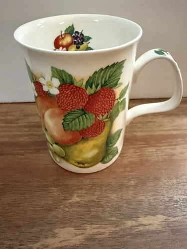Roy Kirkham ORCHARD Fruit COFFEE MUG TEA CUP Bone China England Vintage 1993