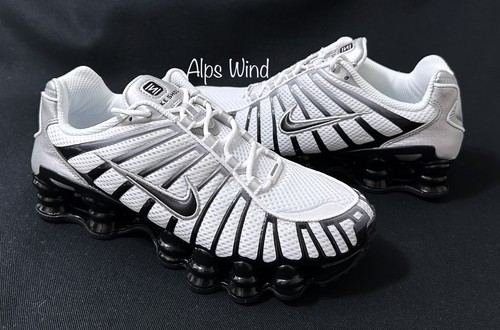 Nike Women's Shox TL 'Metallic Silver Black' Sneakers Size 8.5 HQ4049-001 - Picture 3 of 8