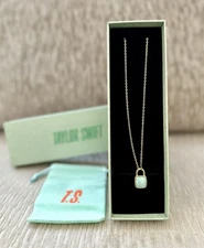 Taylor Swift The Life Of A Showgirl Opalite Lock Necklace Holiday NEW IN HAND