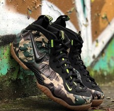 MEN Foamposite Pro Army Camo Black 2026 - All Size US 7-12