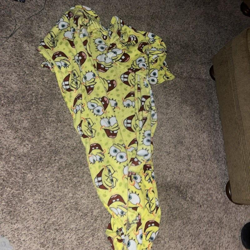 Nickelodeon SpongeBob SquarePants 2010 Kids Snuggie Robe Fleece Blanket