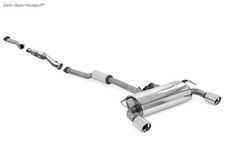 Fox Komplettanlage inkl. Kat und Krümmer Mitsubishi Lancer 8 CYO Rallyart 100mm