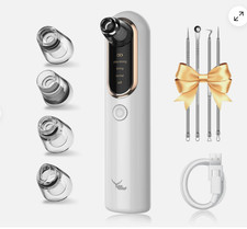 Blackhead Remover Vacuum Pore Extractor Remover for Face  Nose White Color NEW