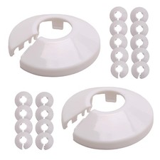 20 Pieces 1/2 Inch Flange Water Pipe Cover Decoration  Pipe Trim Radiator G6C9
