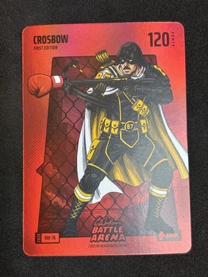 2026 Bo Jackson Battle Arena Sidney Crosby ''Crosbow'' Red Brawl Power Foil RBF-76