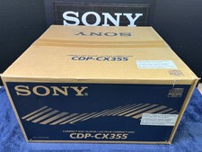 -SEALED - NEW IN BOX - Sony 300 Disc CD/DVD Changer Player CDP-CX355