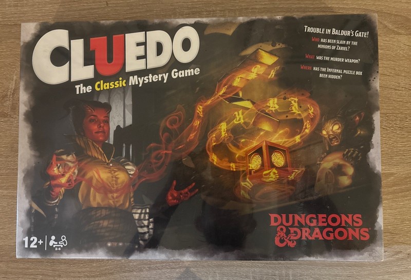 CLUEDO : DUNGEONS & DRAGONS EDITION BOARD GAME - HASBRO - BRAND NEW & SEALED
