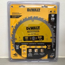 DeWalt DW3112 10 in. D X 5/8 in. Carbide Circular Saw Blade 24 teeth