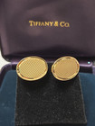 , 16.6 Grams , New Old Stock Tiffany & Co. Cufflinks, 14kt Yellow Gold
