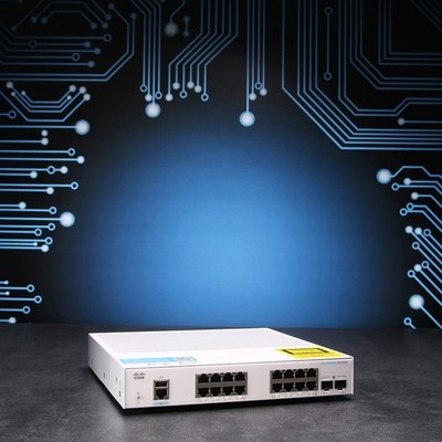 Cisco Business 350 Gigabit Managed Switch // CBS350-16T-2G // 16x RJ-45, 2x SFP