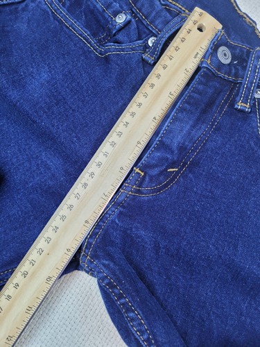 Levis 514 Jeans Mens 28x30(Fits 27x28)Blue Straight Leg Denim WaterLess Zip Fly - Picture 13 of 15