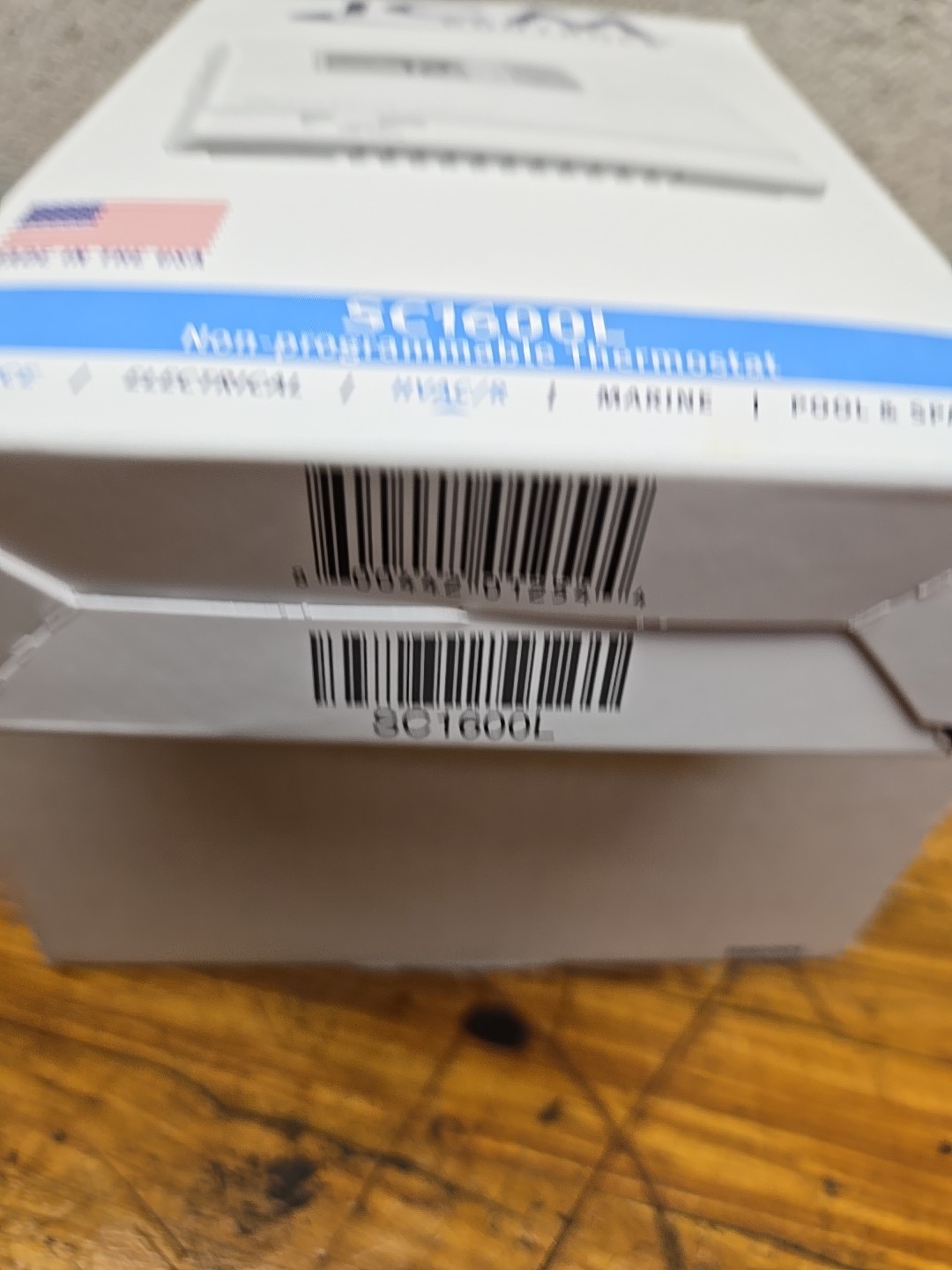 Lot Of 6  ICM Controls SC1600L  Non-Programmable Heat Only Thermostat wit...